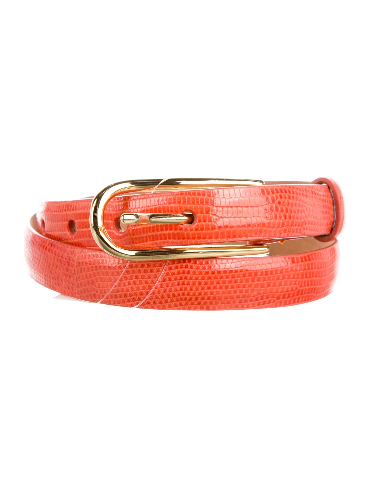 W. Kleinberg Skinny Leather Belt