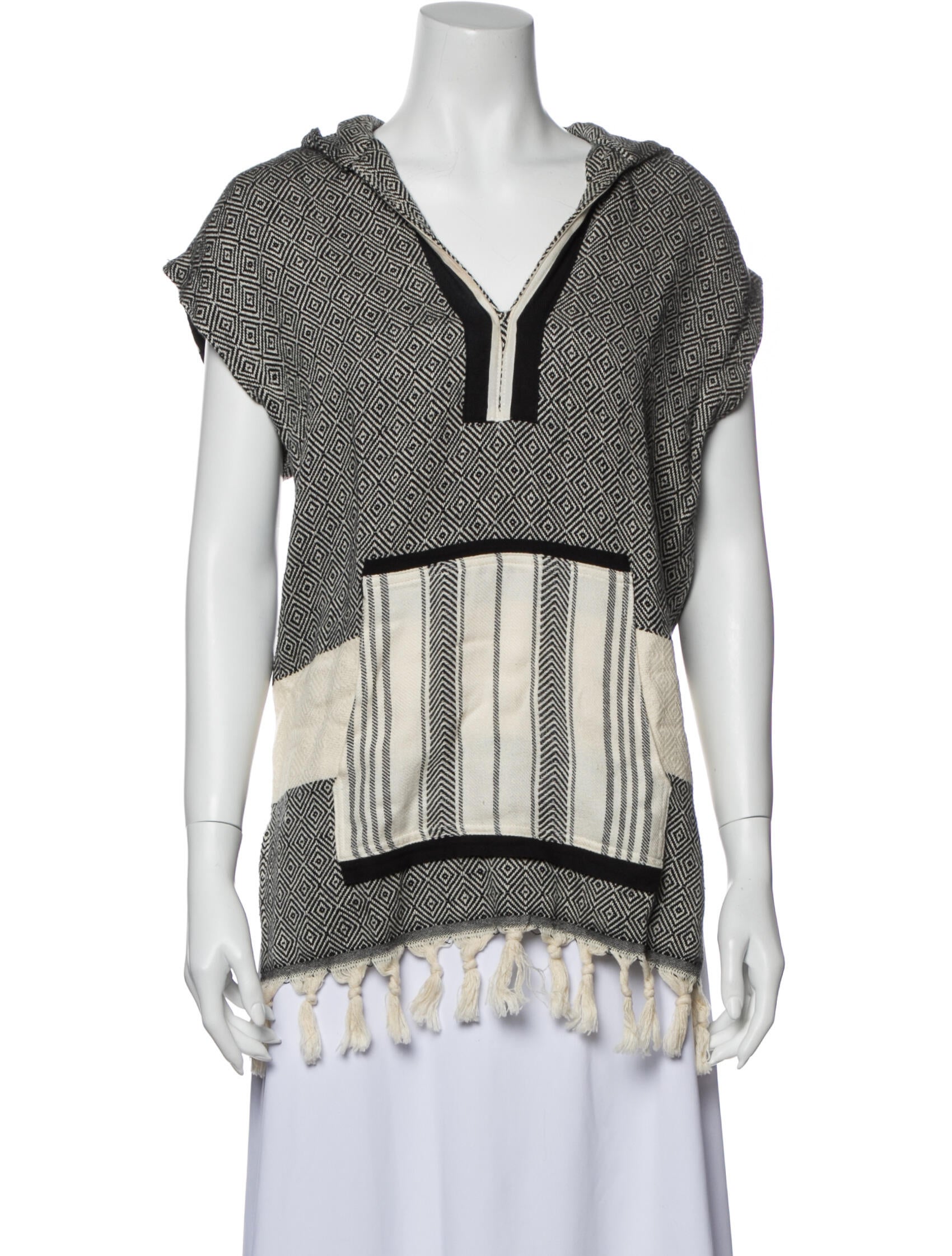 Koza Printed V-Neck Tunic