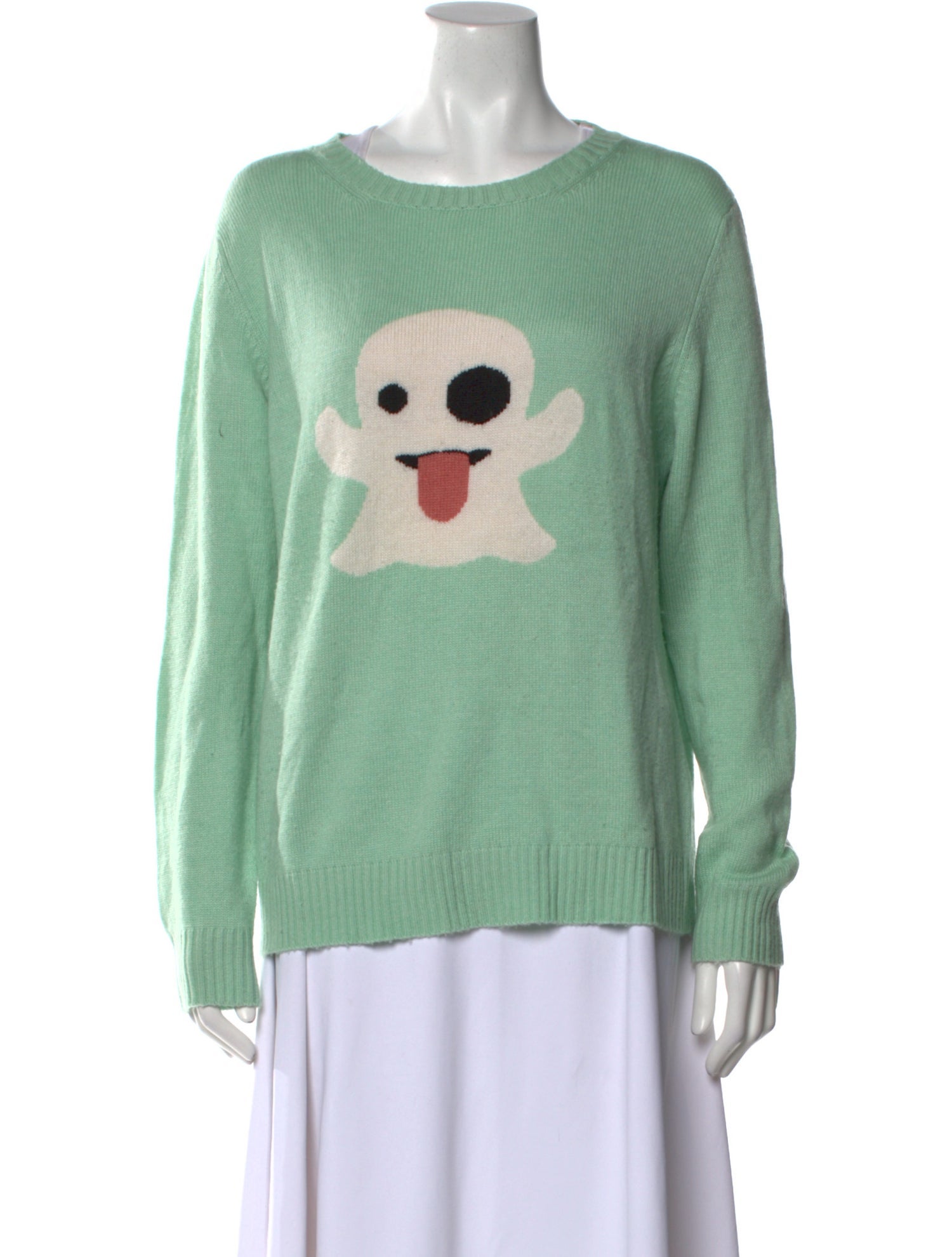 Walk of Shame Cashmere Graphic Print Sweater