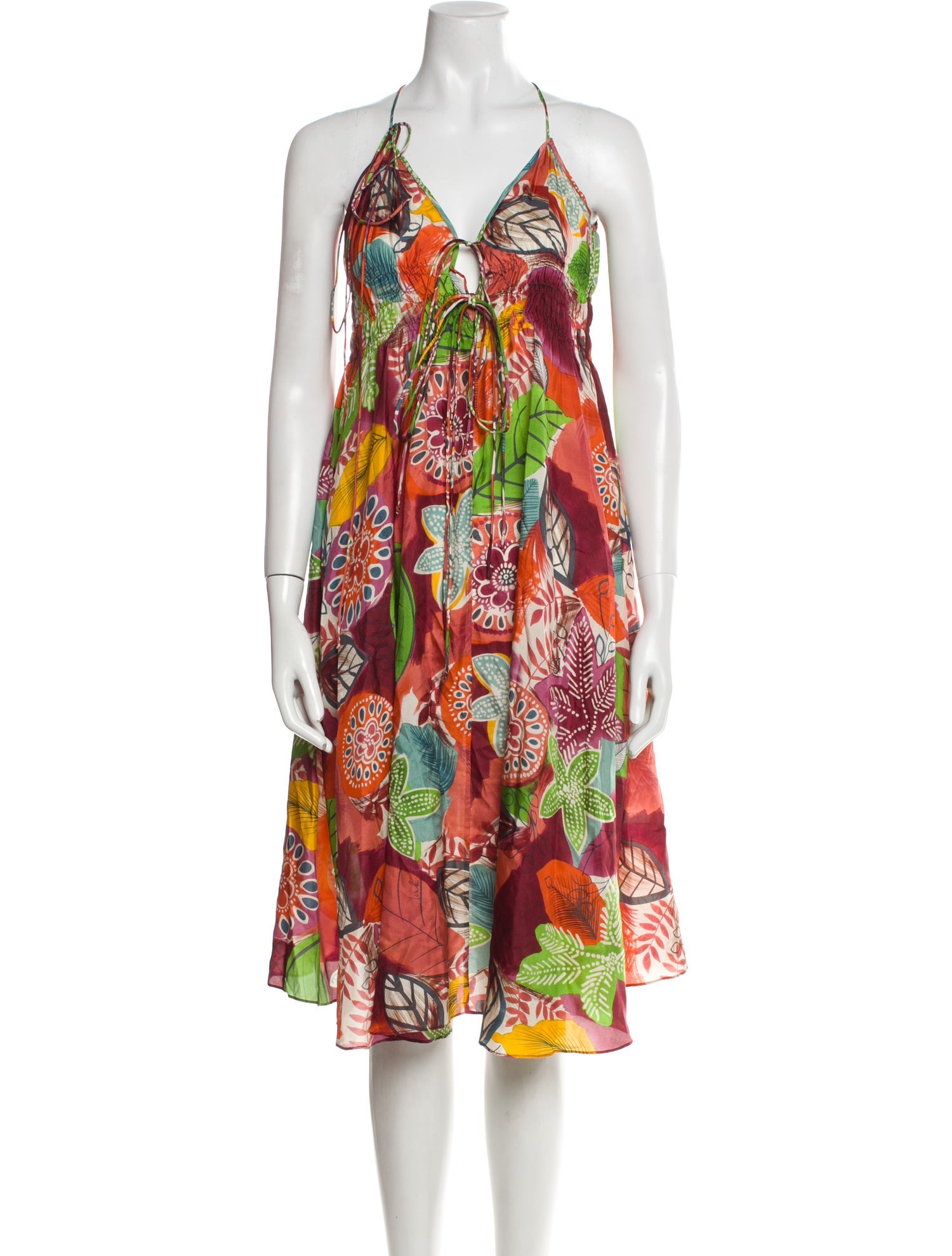 Walter Silk Midi Length Dress