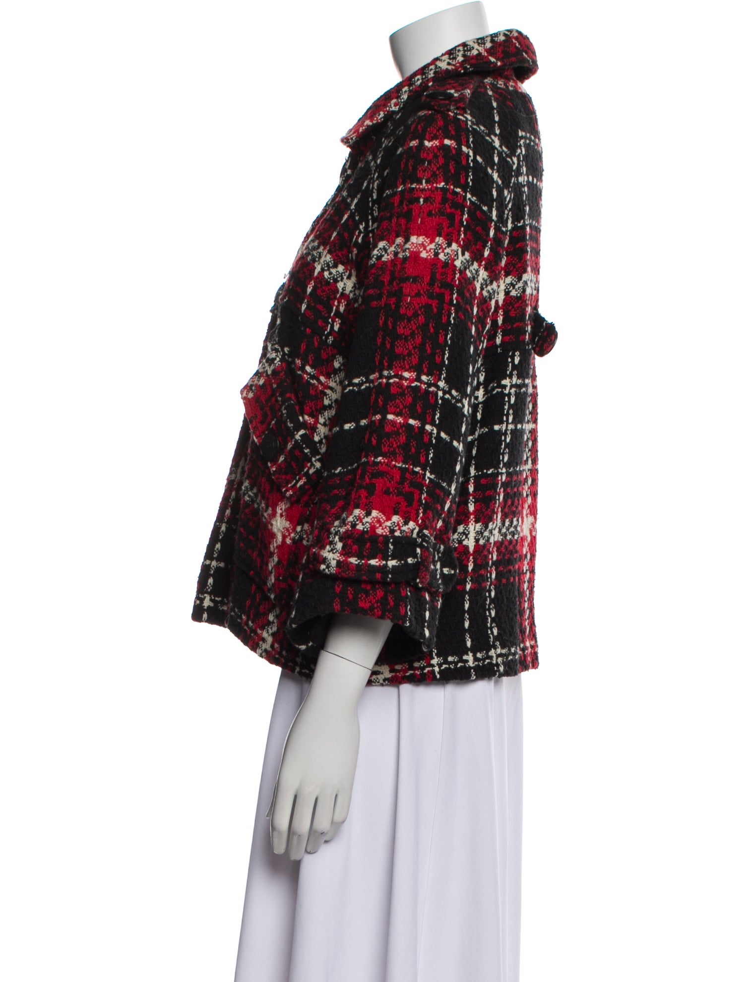 Walter Vintage Plaid Print Jacket