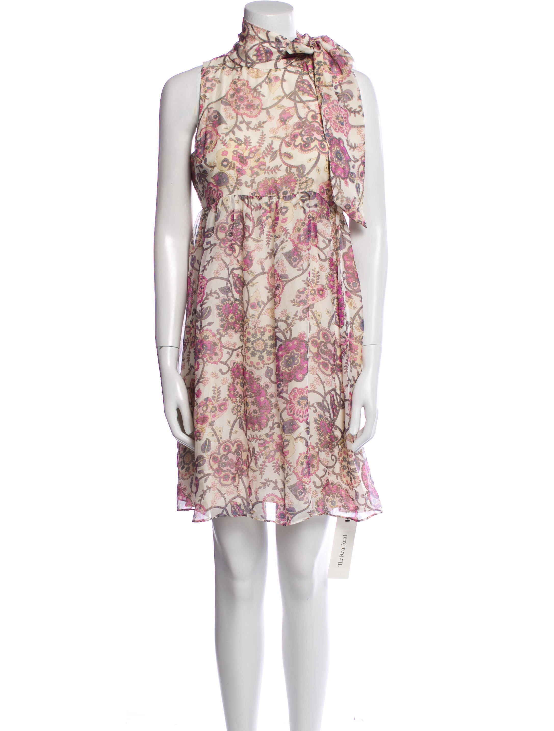 Walter Silk Mini Dress