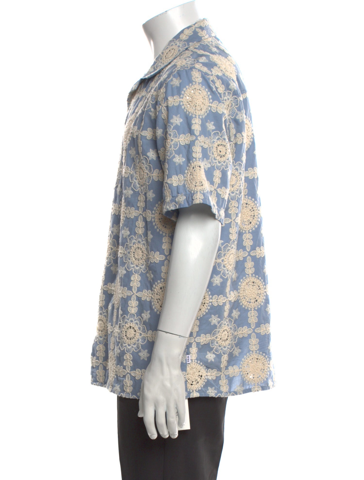 Wax London Lace Pattern Short Sleeve Shirt w/ Tags