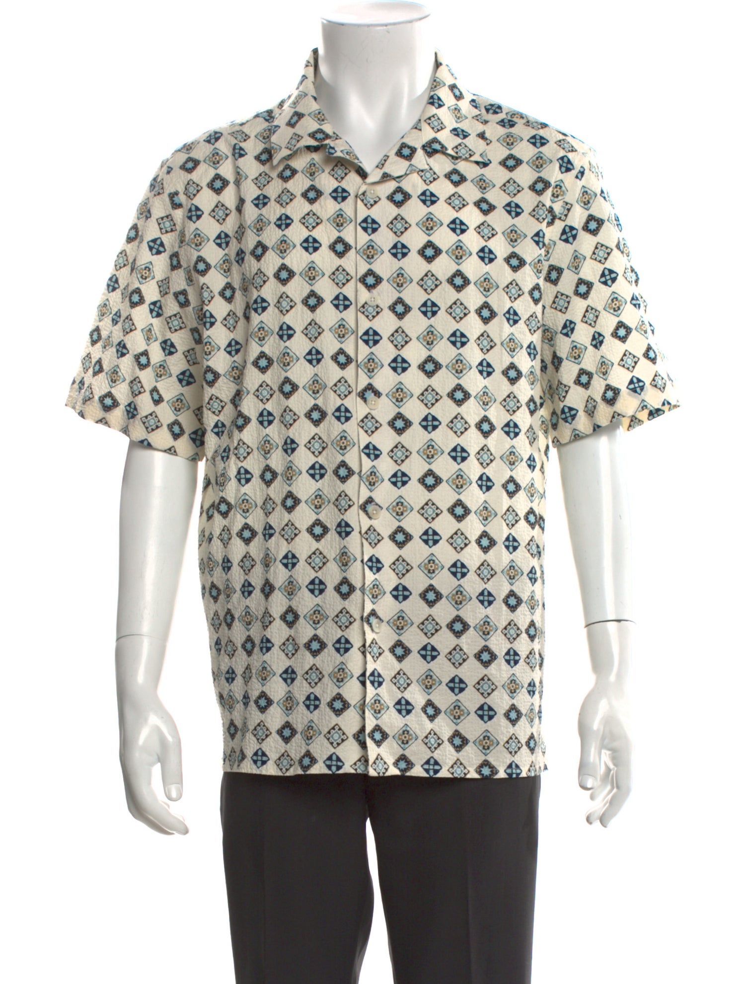 Wax London Printed Short Sleeve Shirt w/ Tags