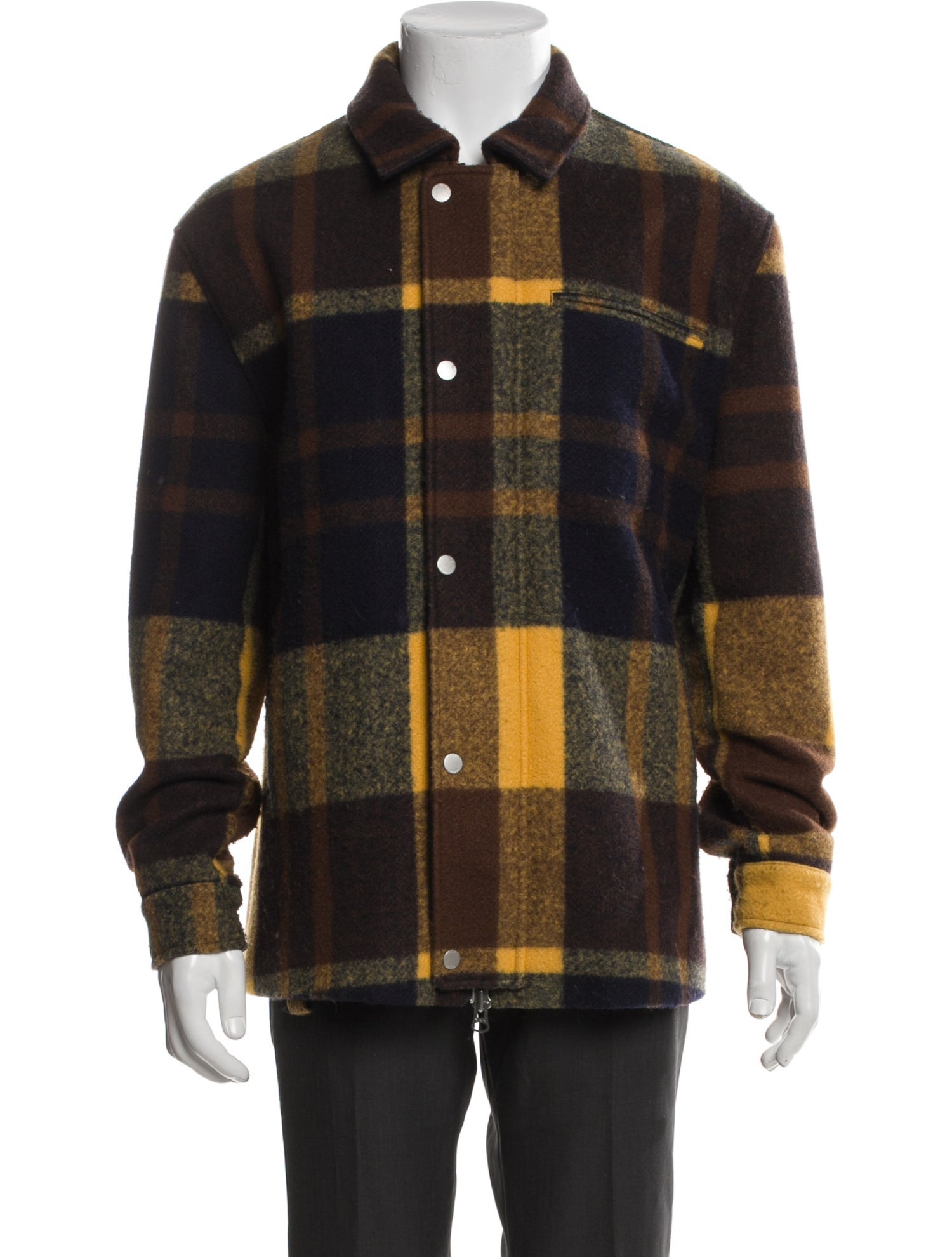 Wax London Plaid Print Jacket