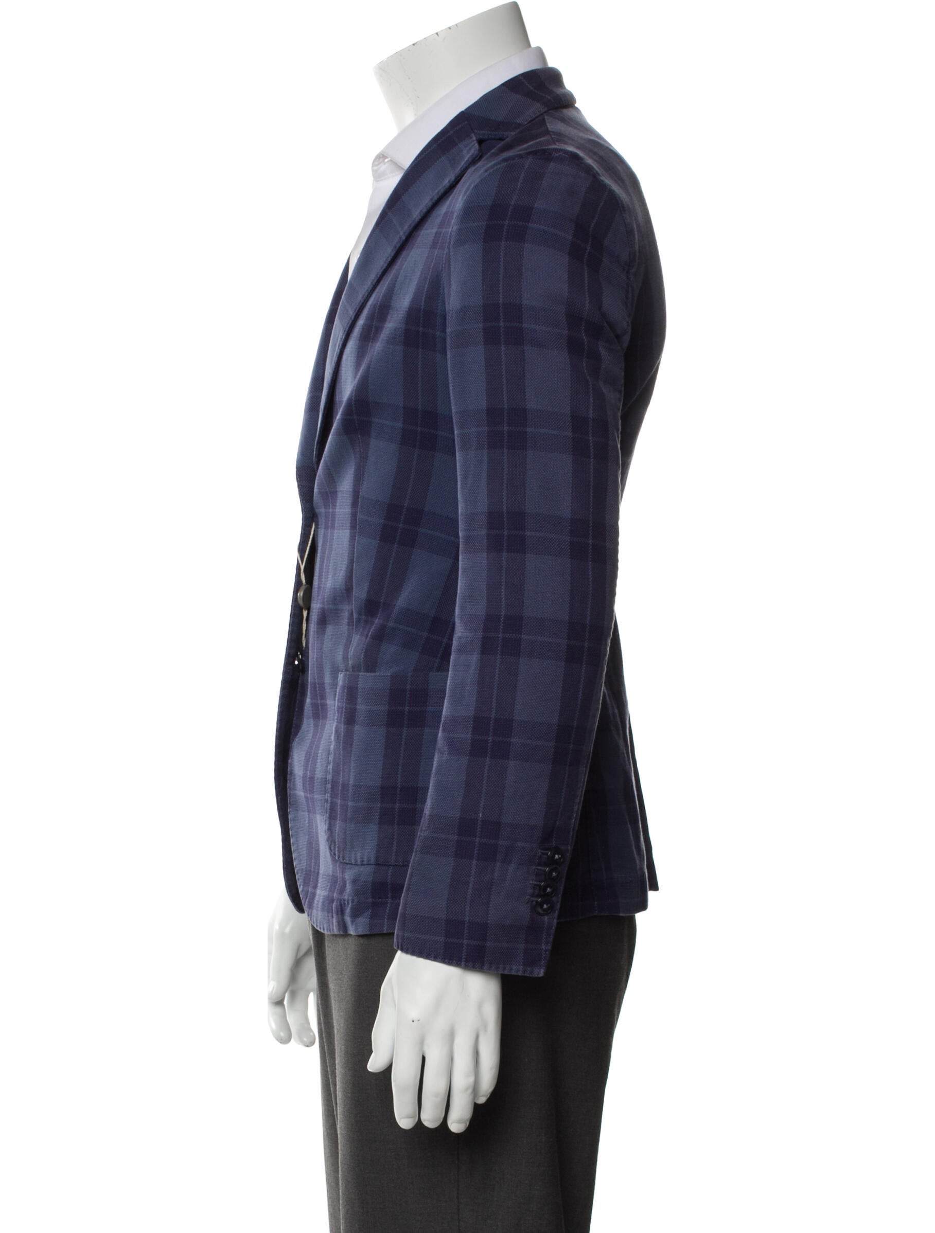 L.B.M. 1911 Plaid Print Blazer