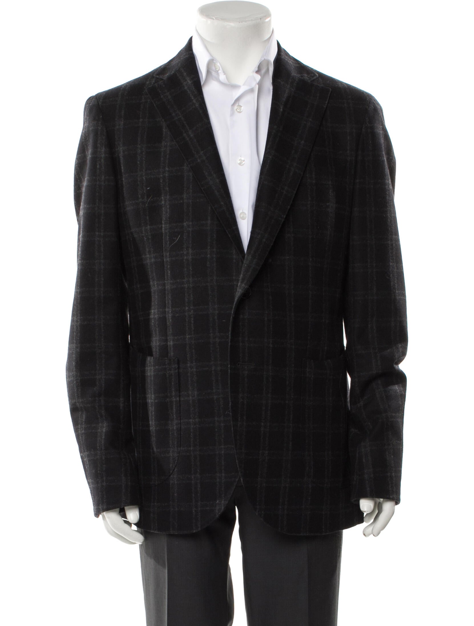 L.B.M. 1911 Plaid Print Blazer