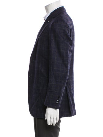 L.B.M. 1911 Wool Plaid Print Jacket