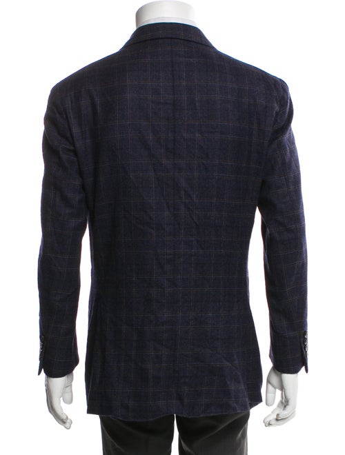 L.B.M. 1911 Wool Plaid Print Jacket