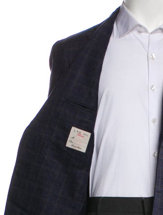 L.B.M. 1911 Wool Plaid Print Jacket