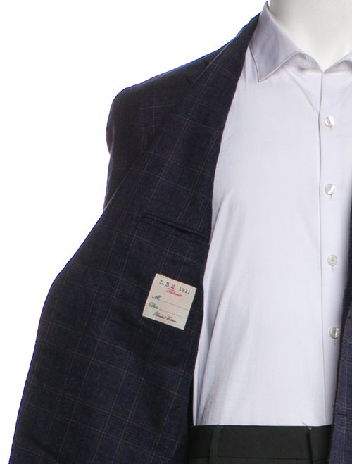 L.B.M. 1911 Wool Plaid Print Jacket