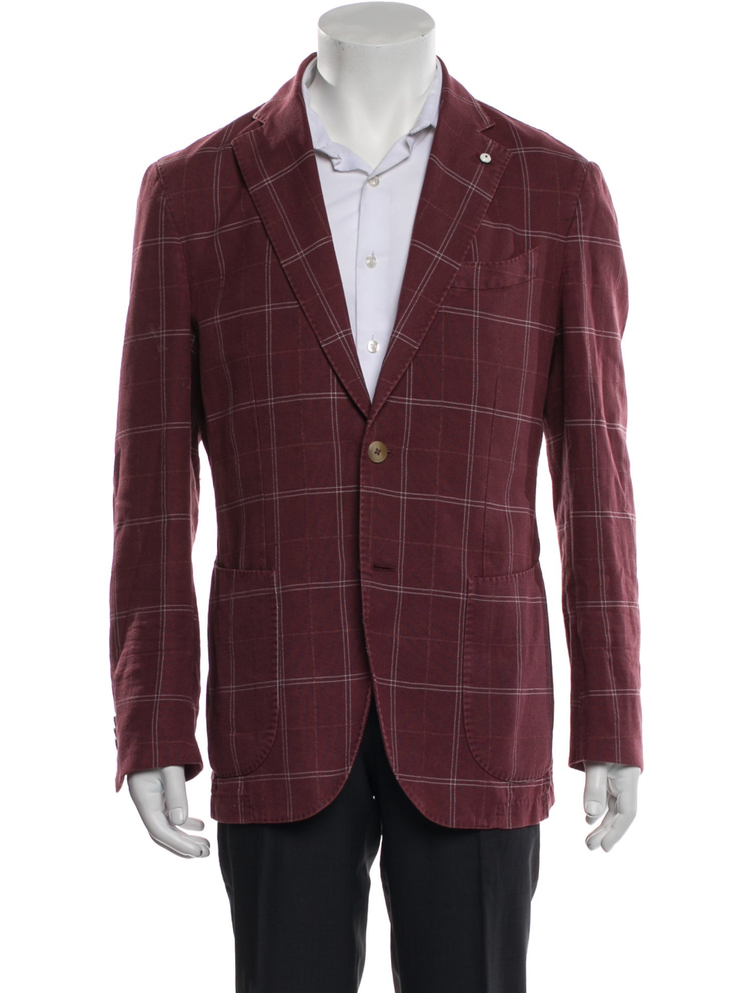 L.B.M. 1911 Plaid Print Jacket