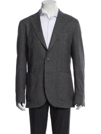 L.B.M. 1911 Houndstooth Print Blazer