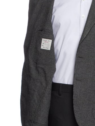 L.B.M. 1911 Houndstooth Print Blazer