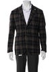 L.B.M. 1911 Plaid Print Peacoat