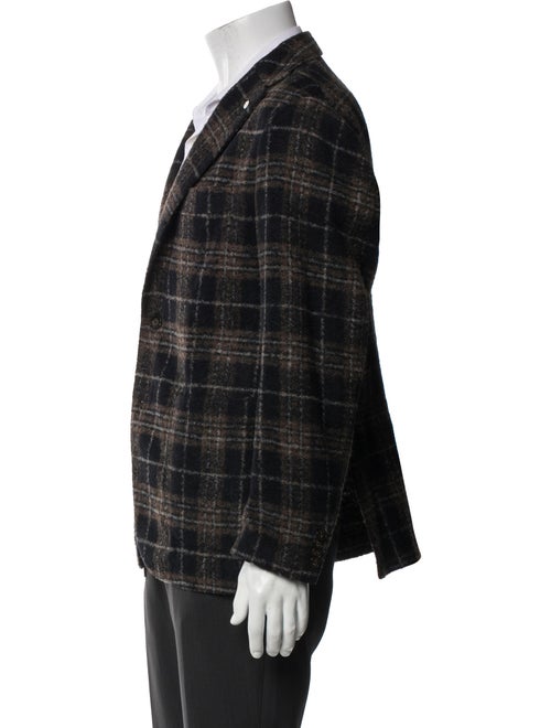 L.B.M. 1911 Plaid Print Peacoat