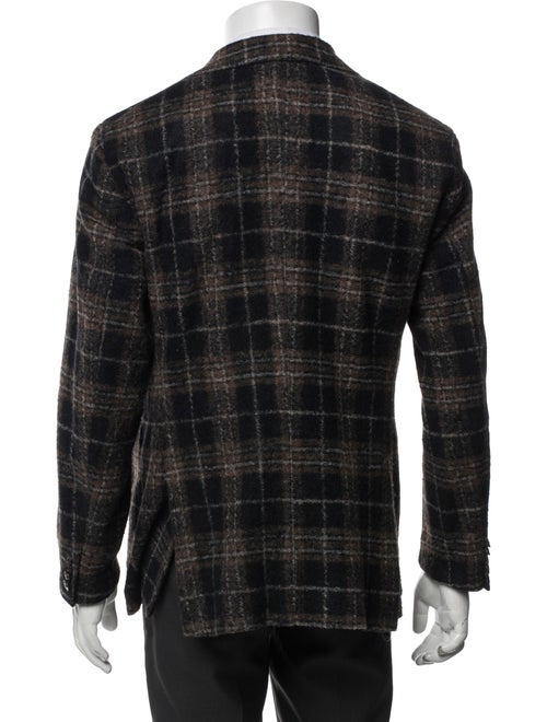 L.B.M. 1911 Plaid Print Peacoat