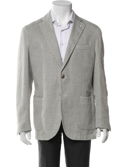 L.B.M. 1911 Patterned Wool Blazer