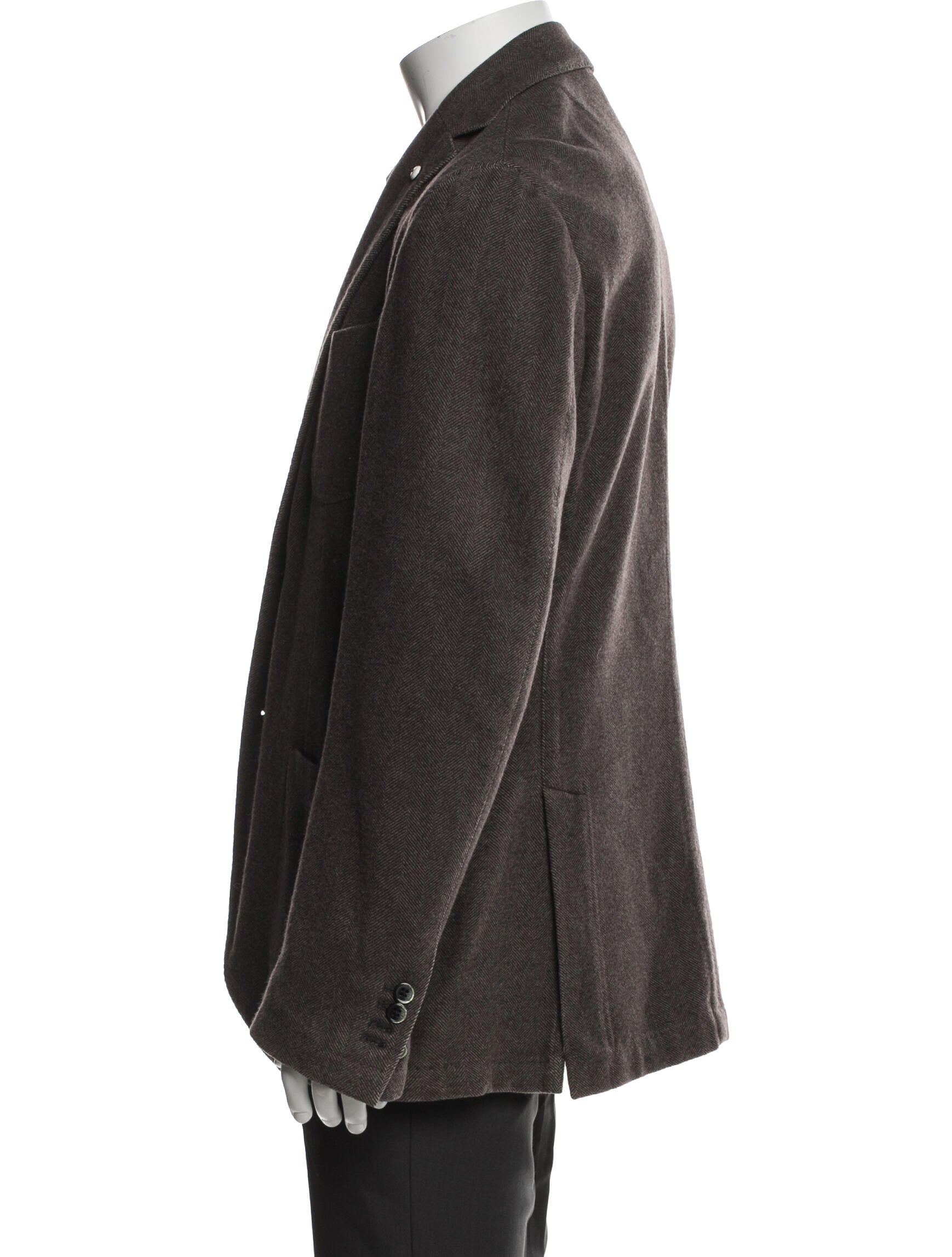 L.B.M. 1911 wool patterned blazer