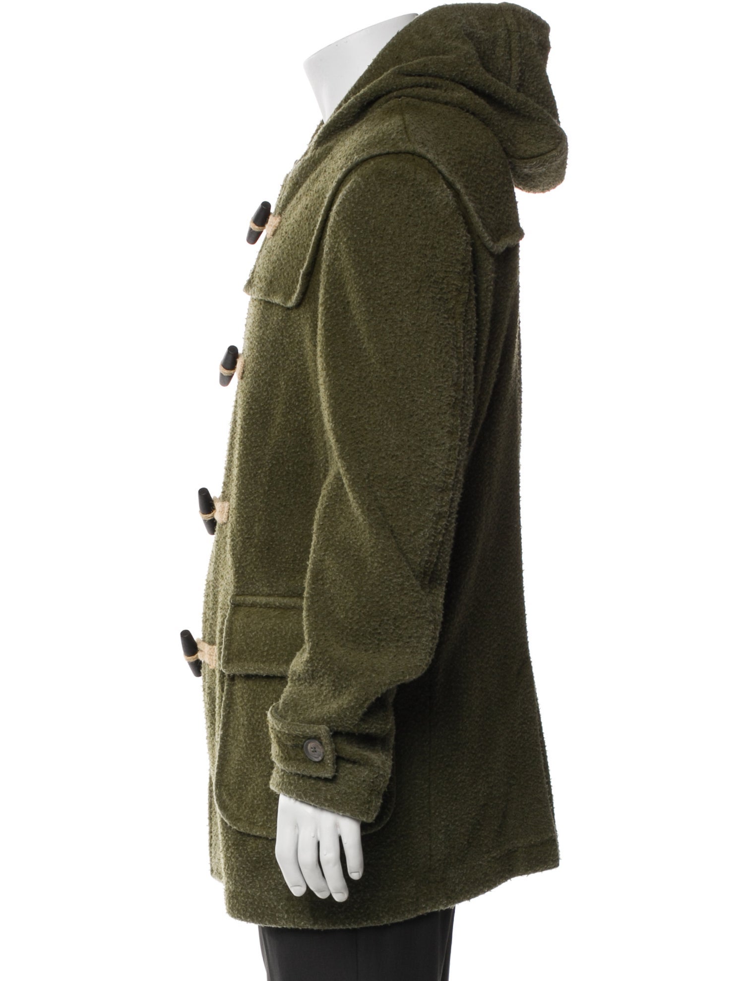 L.B.M. 1911 Wool Plaid Print Utility Jacket