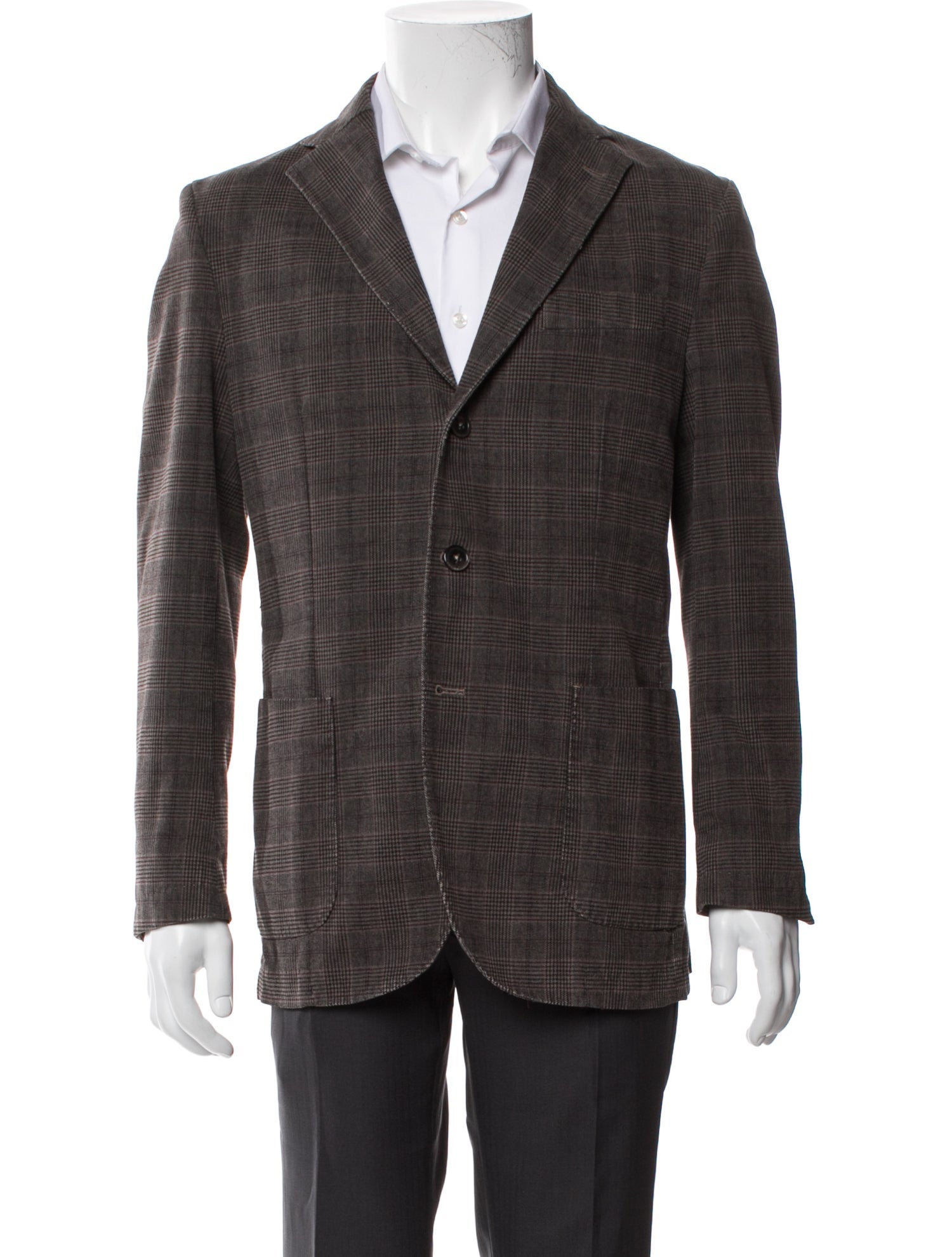 L.B.M. 1911 Plaid Print Blazer