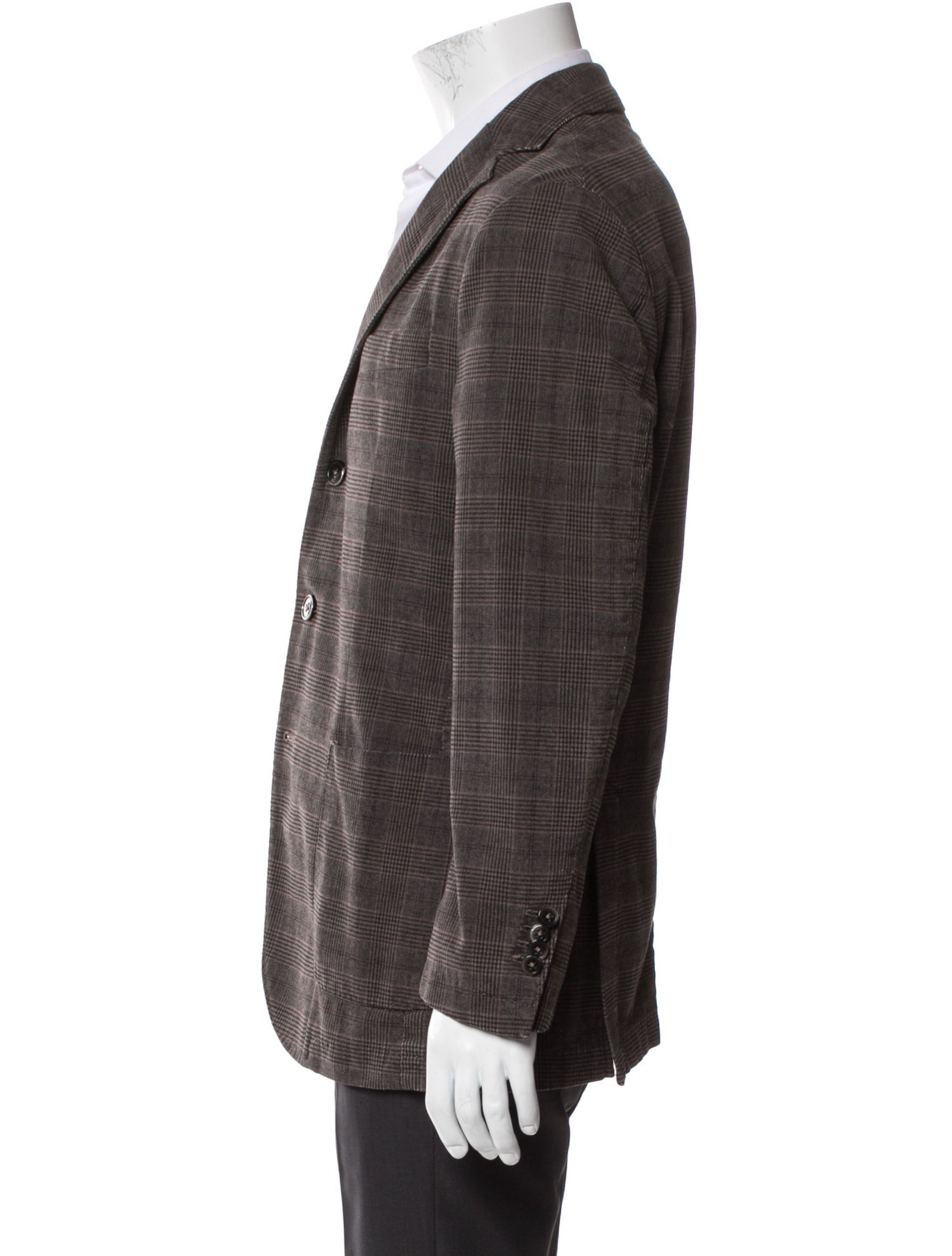 L.B.M. 1911 Plaid Print Blazer