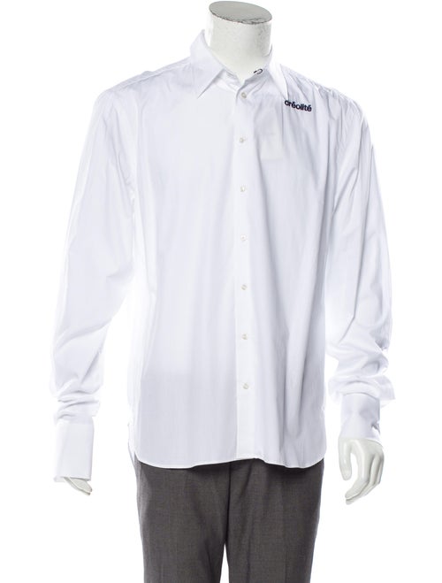 Wales Bonner Woven Dress Shirt w/ Tags white