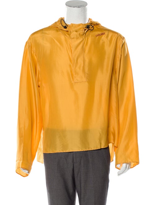 Wales Bonner Silk Pullover Hoodie w/ Tags
