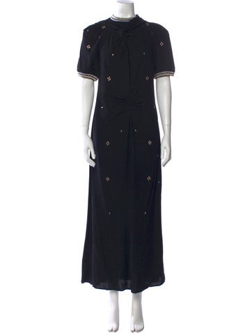 Wales Bonner Dresses Mock Neck Long Dress Us8, It44 | M