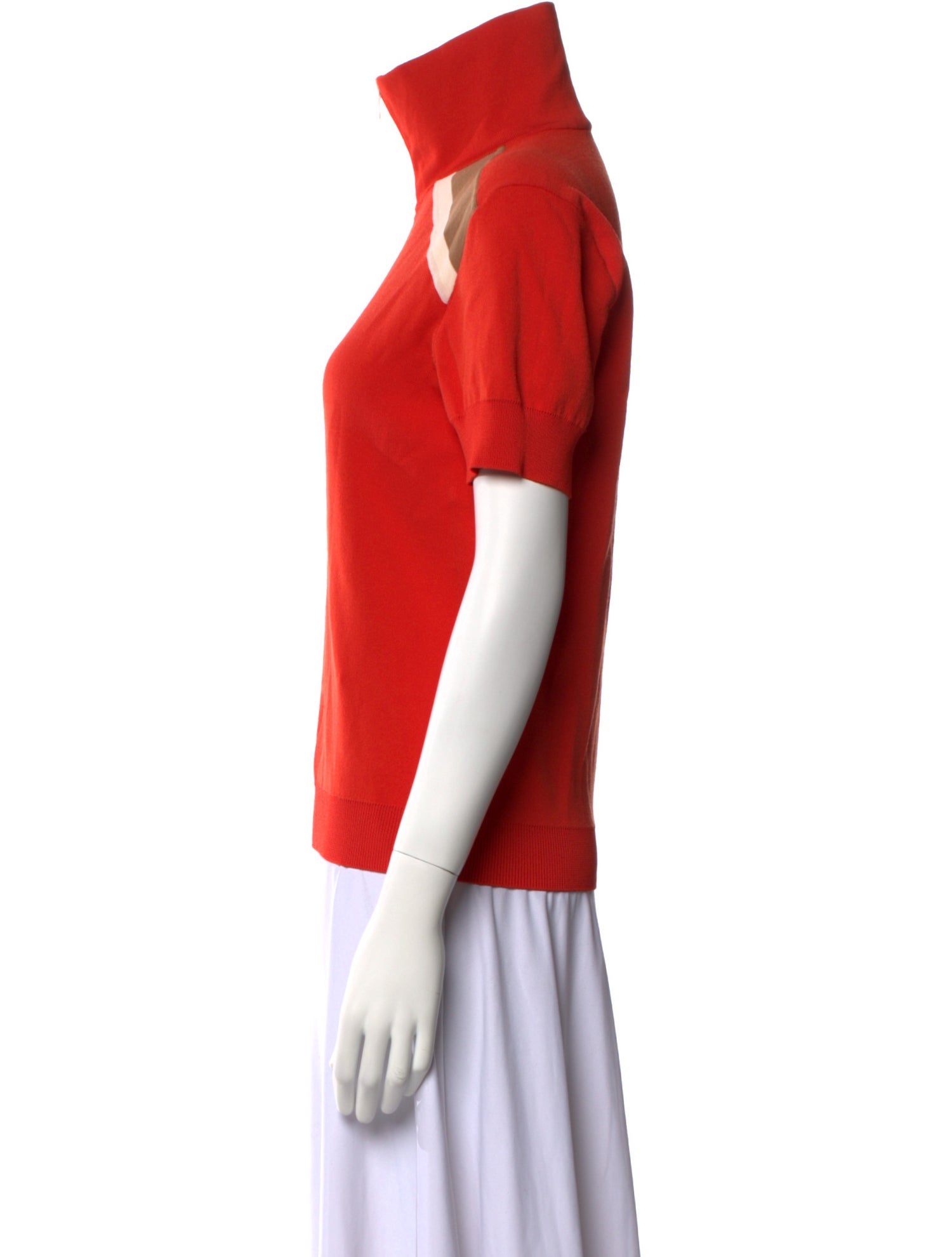 Wales Bonner Mock Neck Short Sleeve Polo