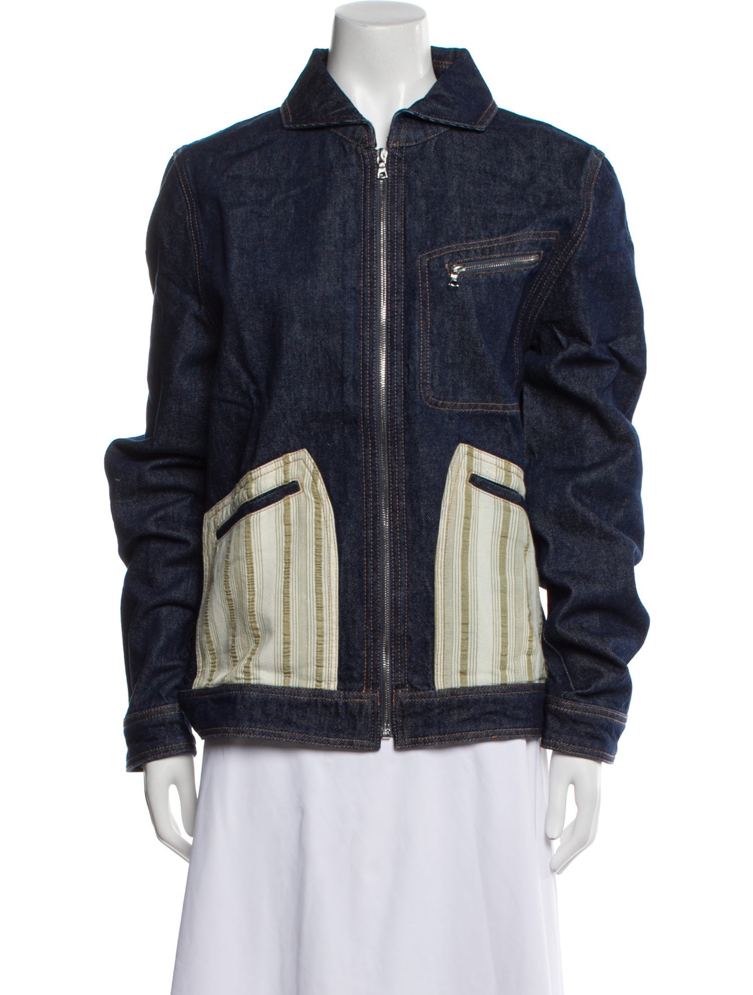 Wales Bonner Printed Denim Jacket w/ Tags