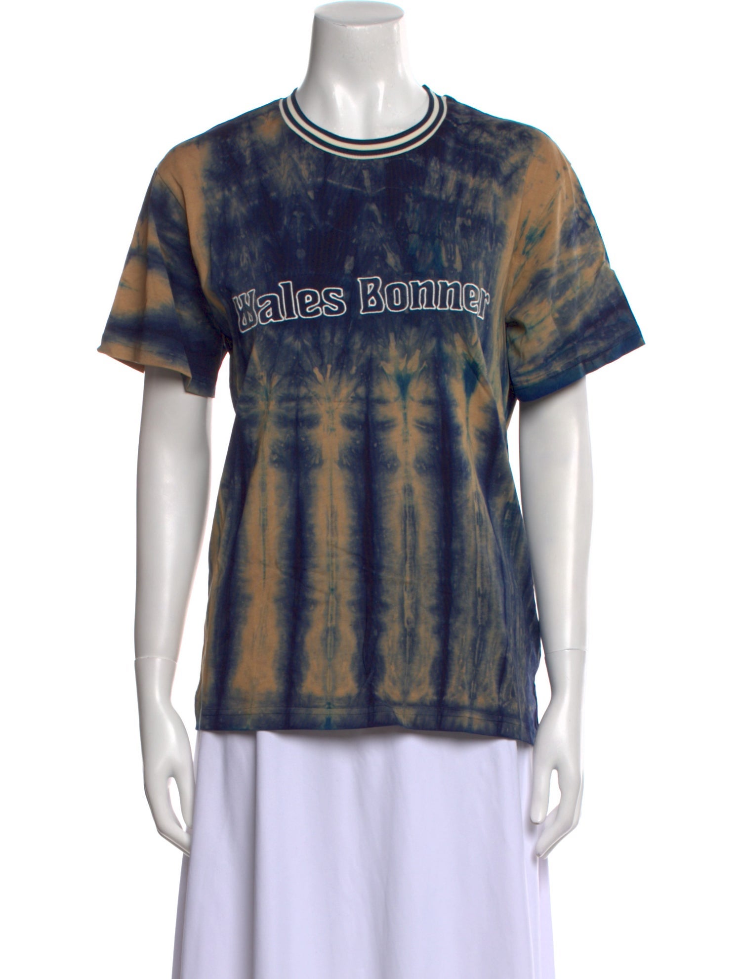 Wales Bonner Tie-Dye Print Crew Neck T-Shirt w/ Tags