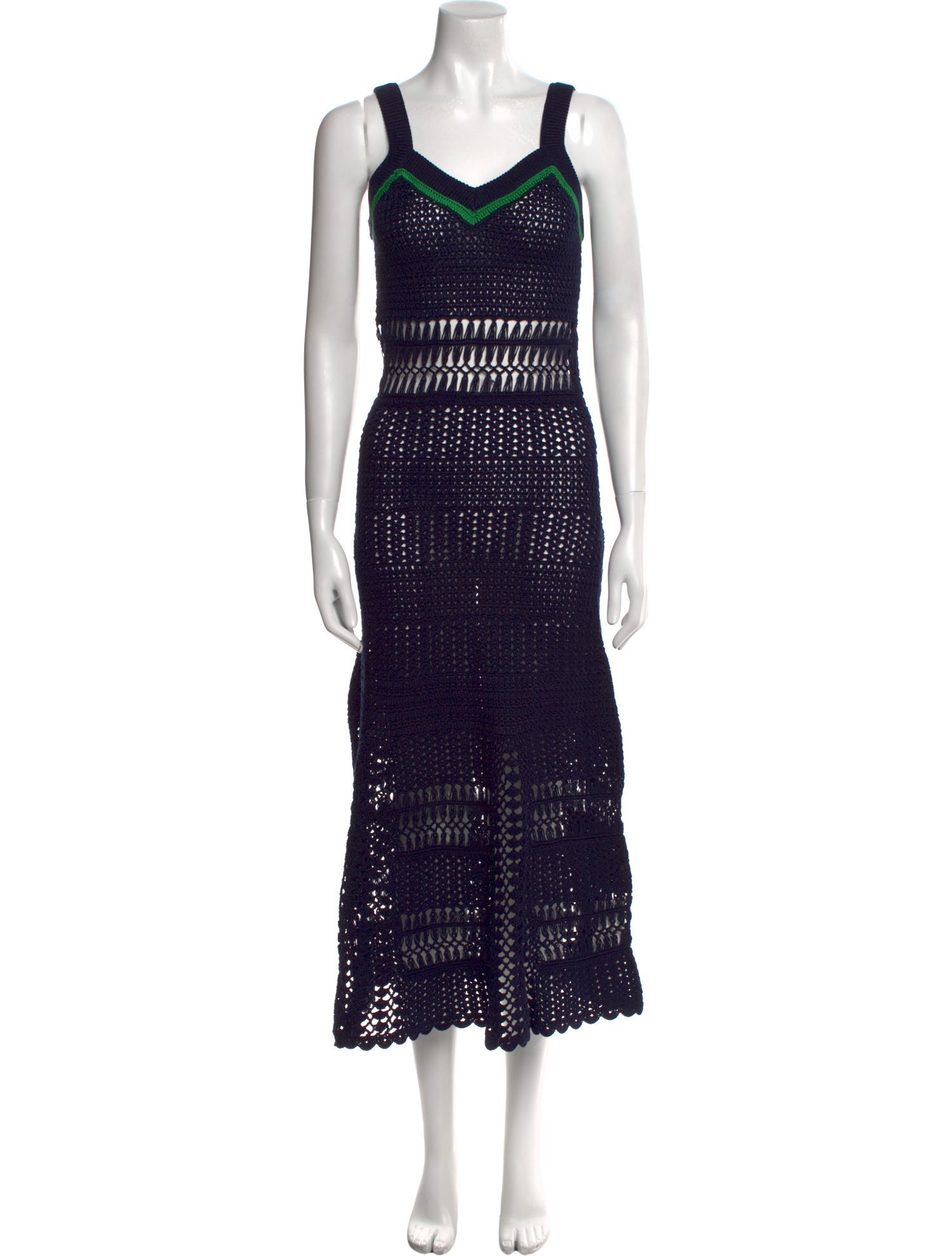 Wales Bonner Lace Pattern Long Dress w/ Tags