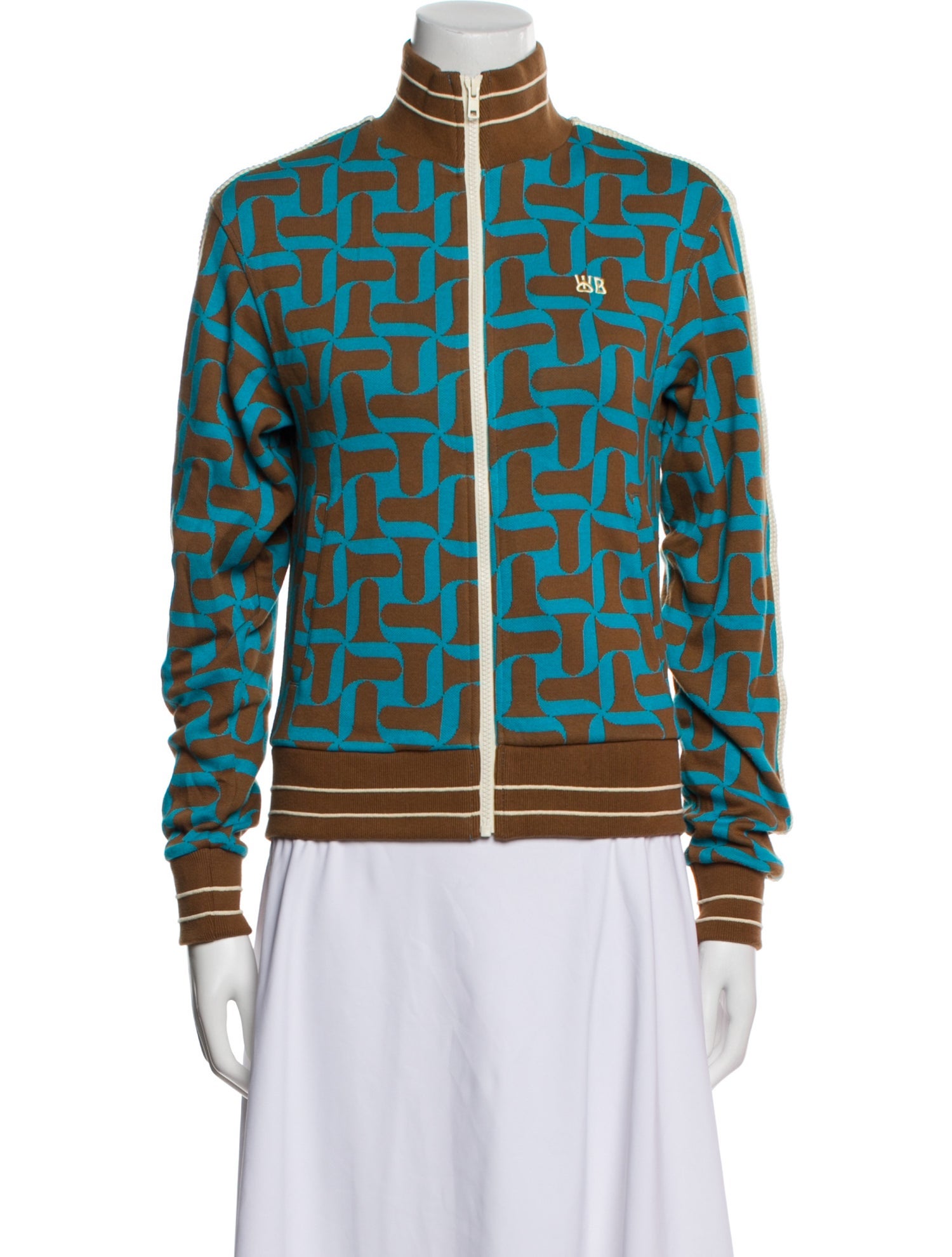 Wales Bonner Printed Bomber Jacket w/ Tags