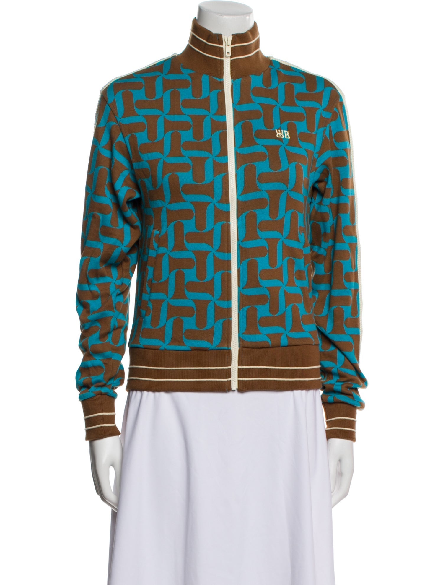 Wales Bonner Printed Bomber Jacket w/ Tags