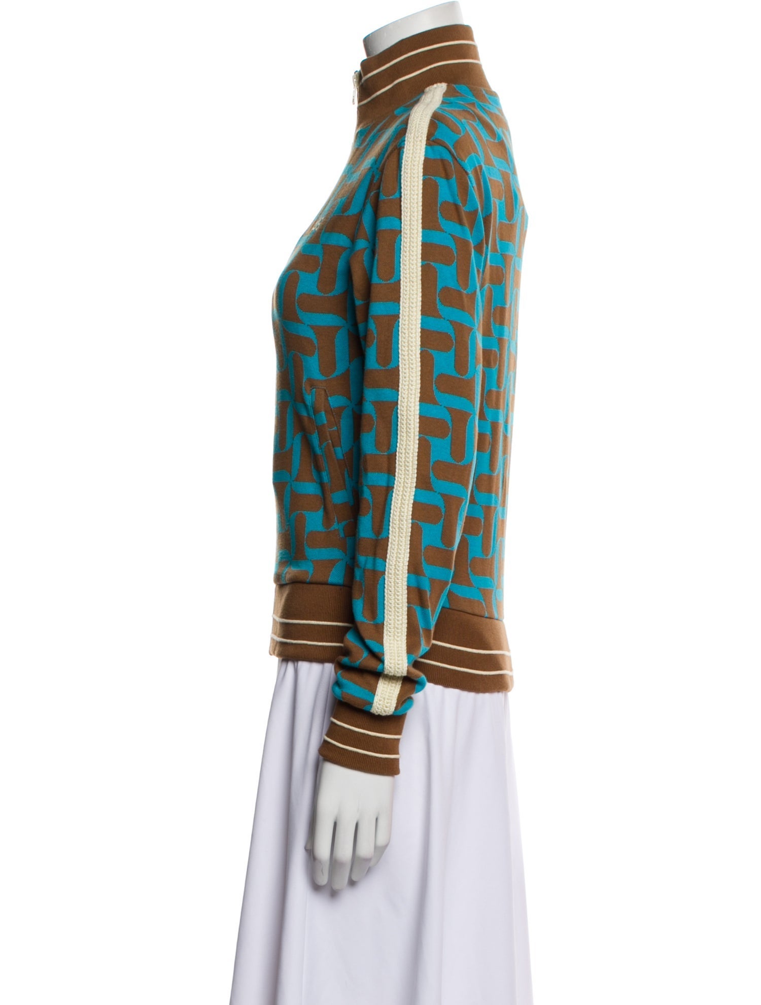 Wales Bonner Printed Bomber Jacket w/ Tags