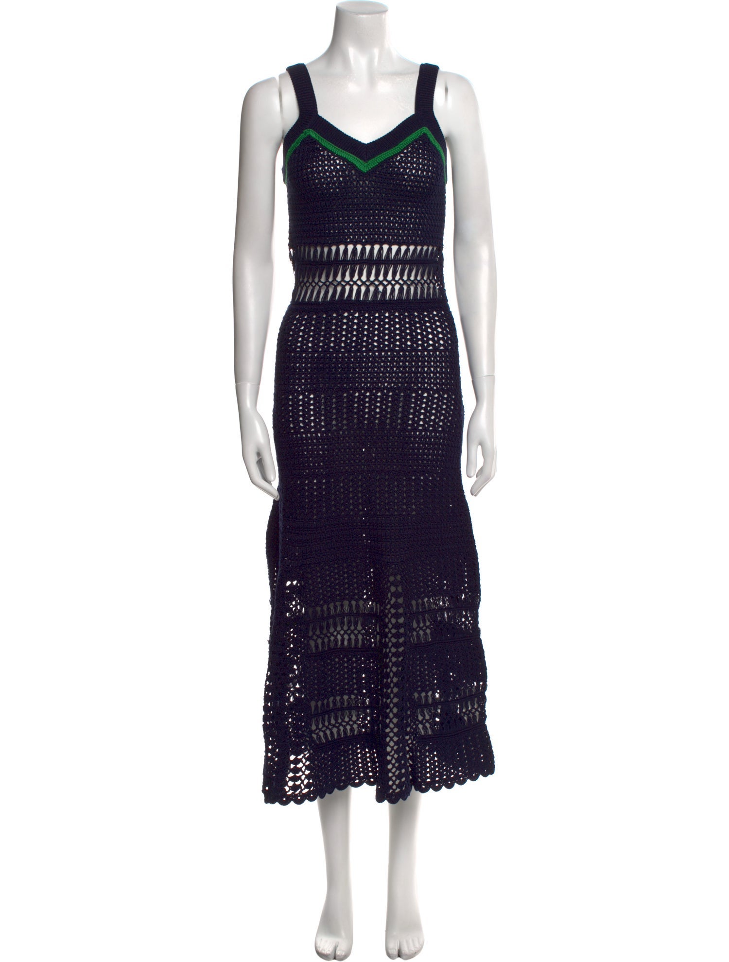 Wales Bonner Lace Pattern Long Dress w/ Tags