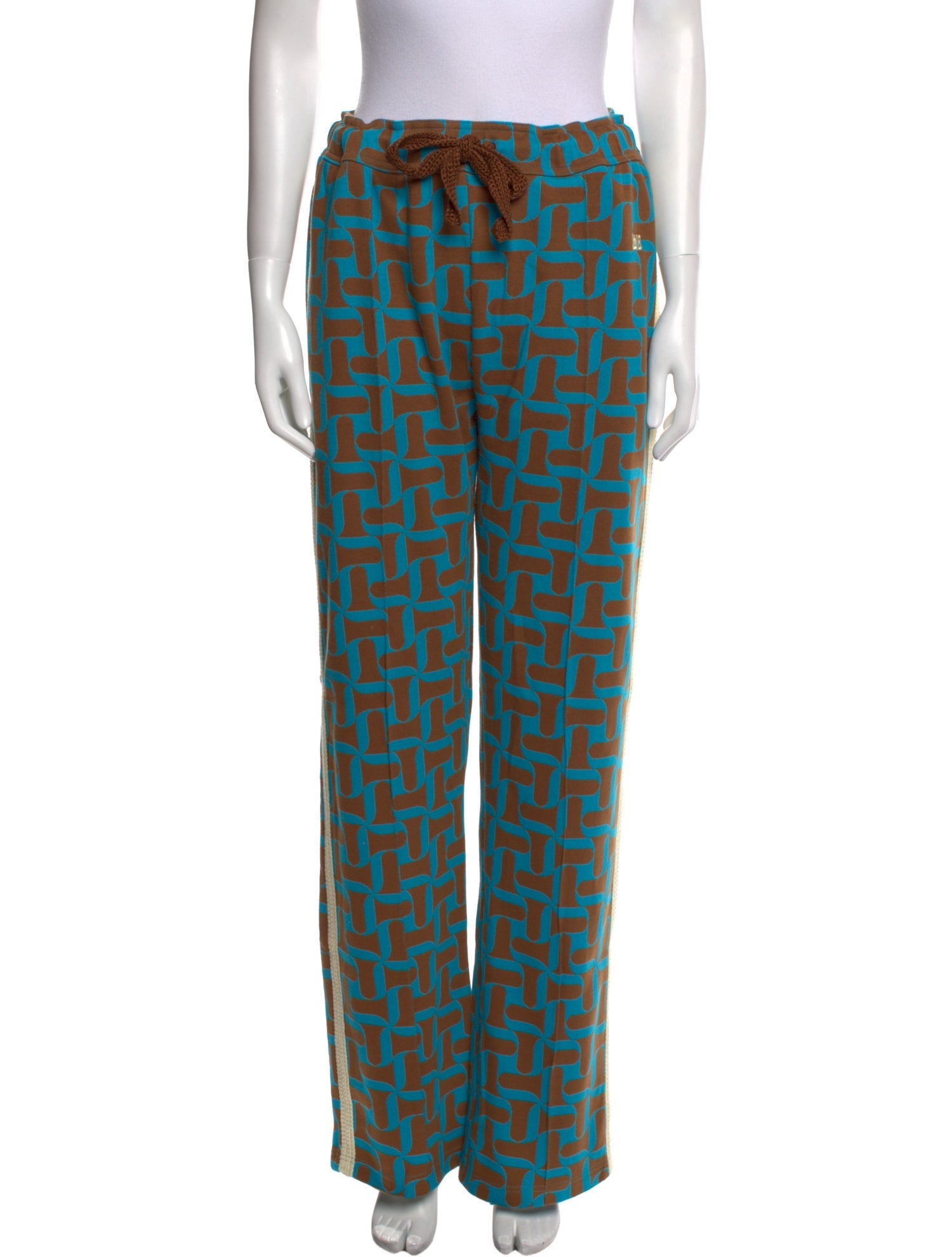 Wales Bonner Printed Wide Leg Pants w/ Tags