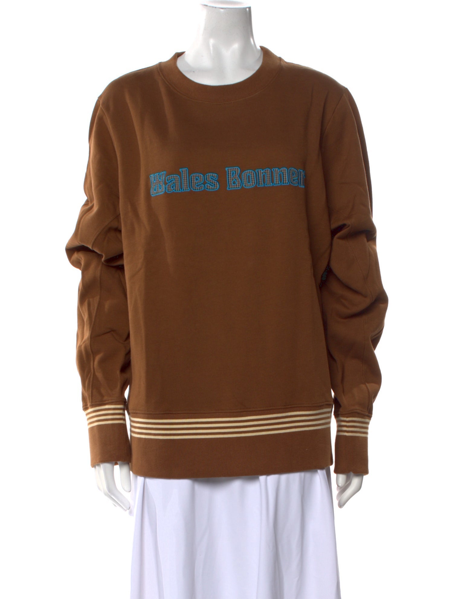 Wales Bonner Graphic Print Crew Neck Sweatshirt w/ Tags