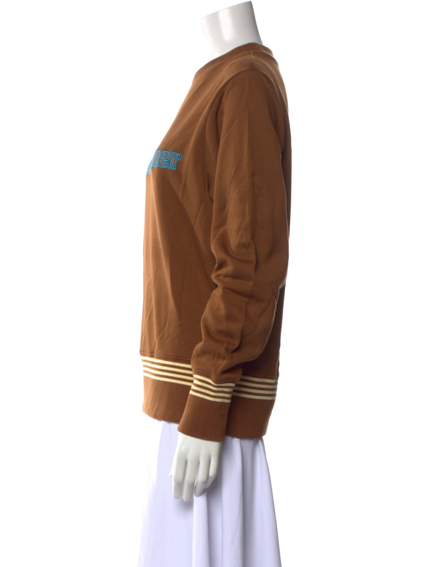Wales Bonner Graphic Print Crew Neck Sweatshirt w/ Tags