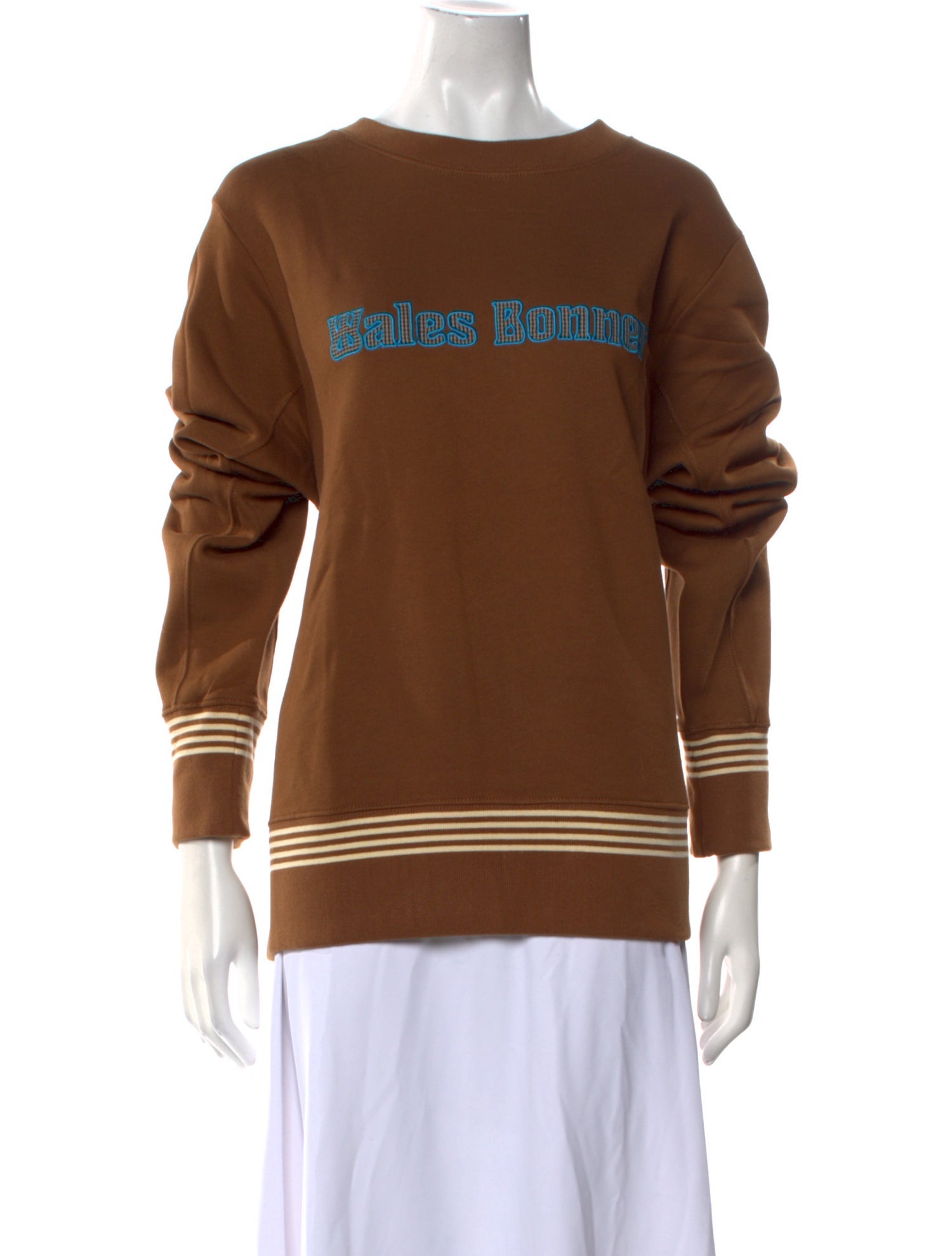 Wales Bonner Graphic Print Crew Neck Sweatshirt w/ Tags