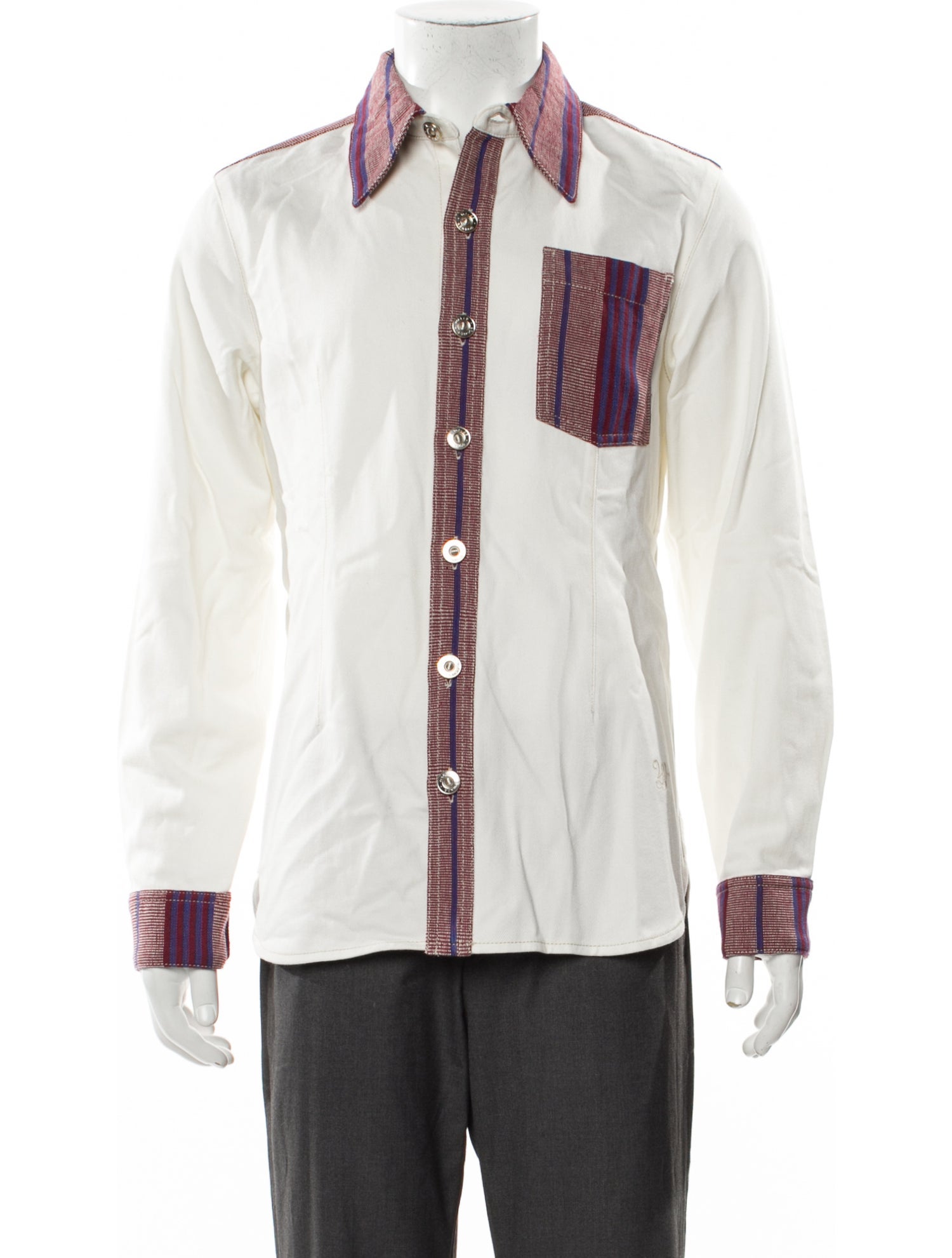 Wales Bonner Striped Long Sleeve Shirt w/ Tags