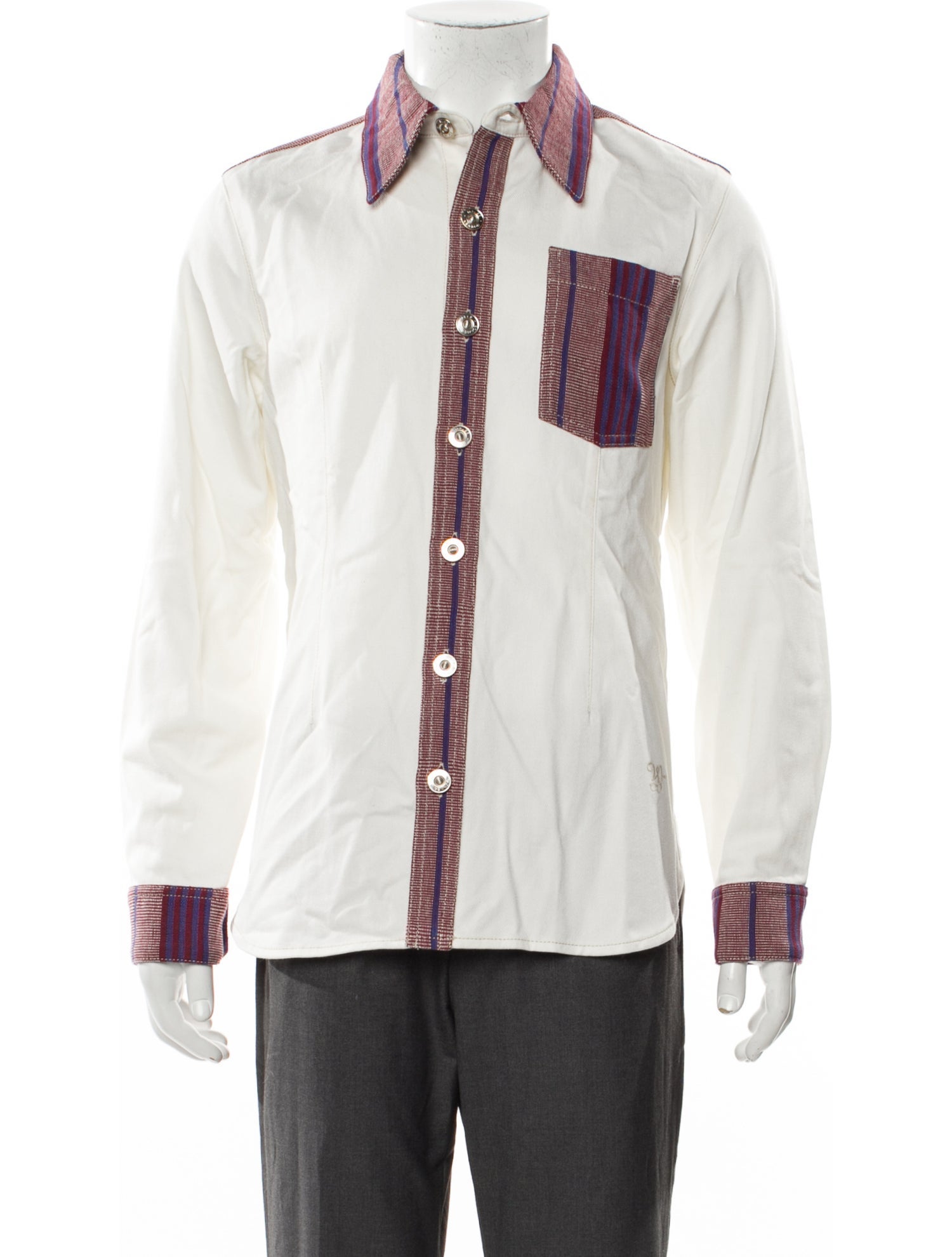 Wales Bonner Striped Long Sleeve Shirt w/ Tags