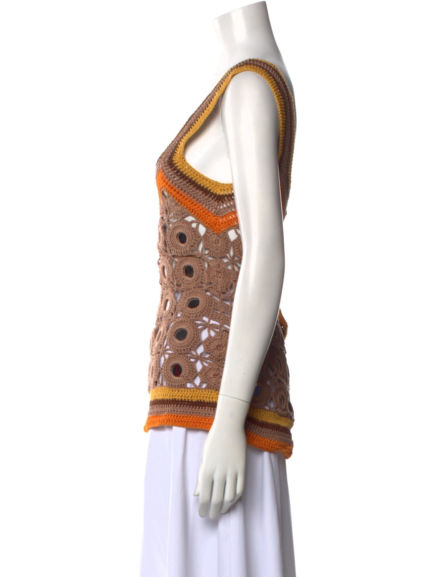 Wales Bonner Printed Cowl Neck Top w/ Tags