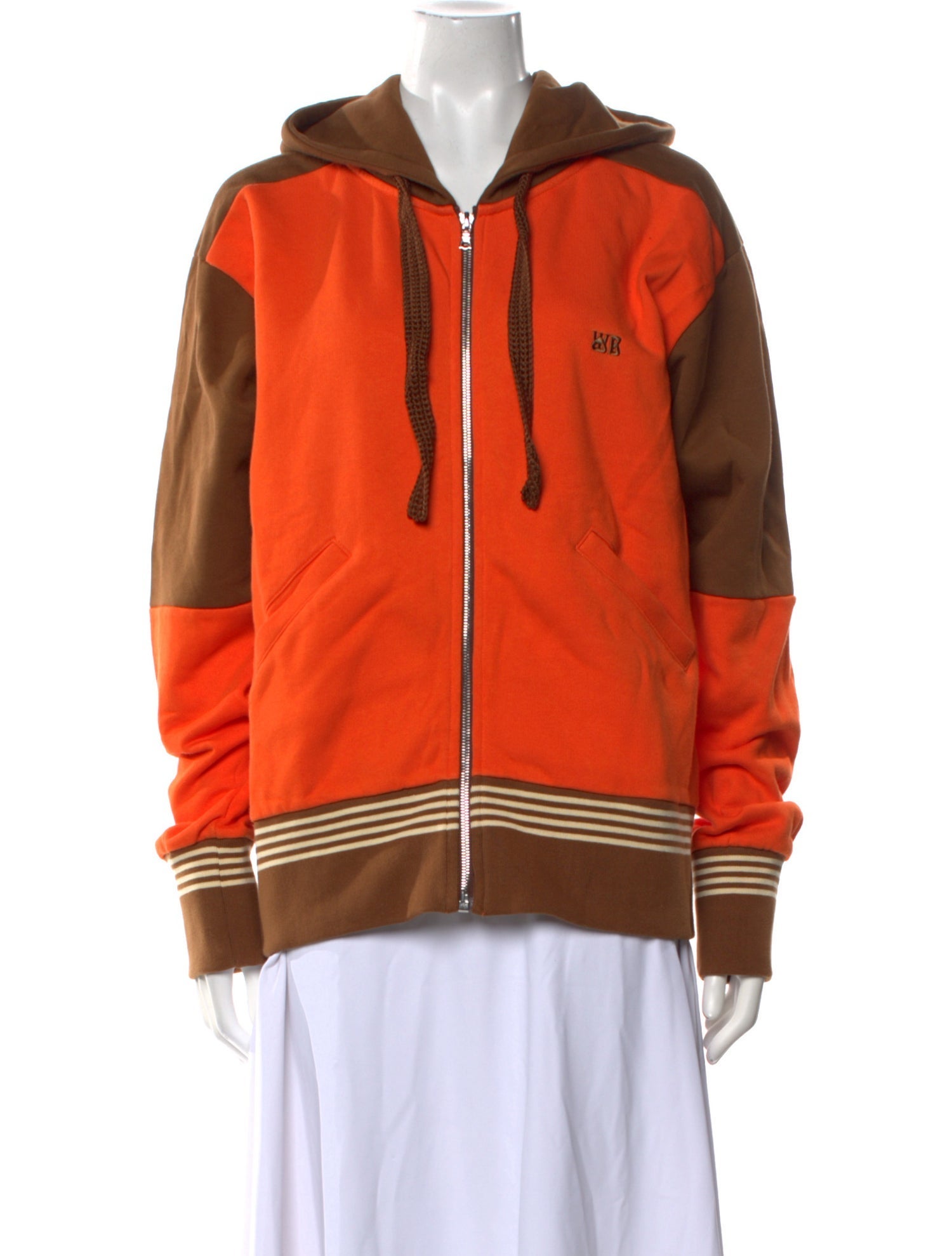 Wales Bonner Colorblock Pattern Crew Neck Sweatshirt w/ Tags