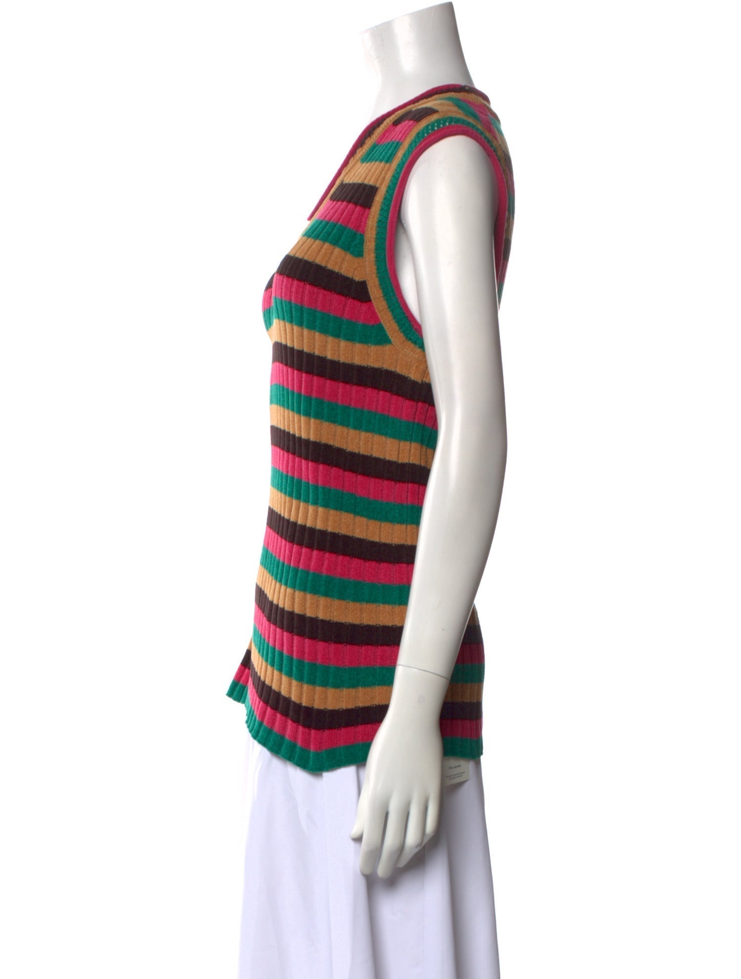 Wales Bonner Striped Scoop Neck Sweater w/ Tags
