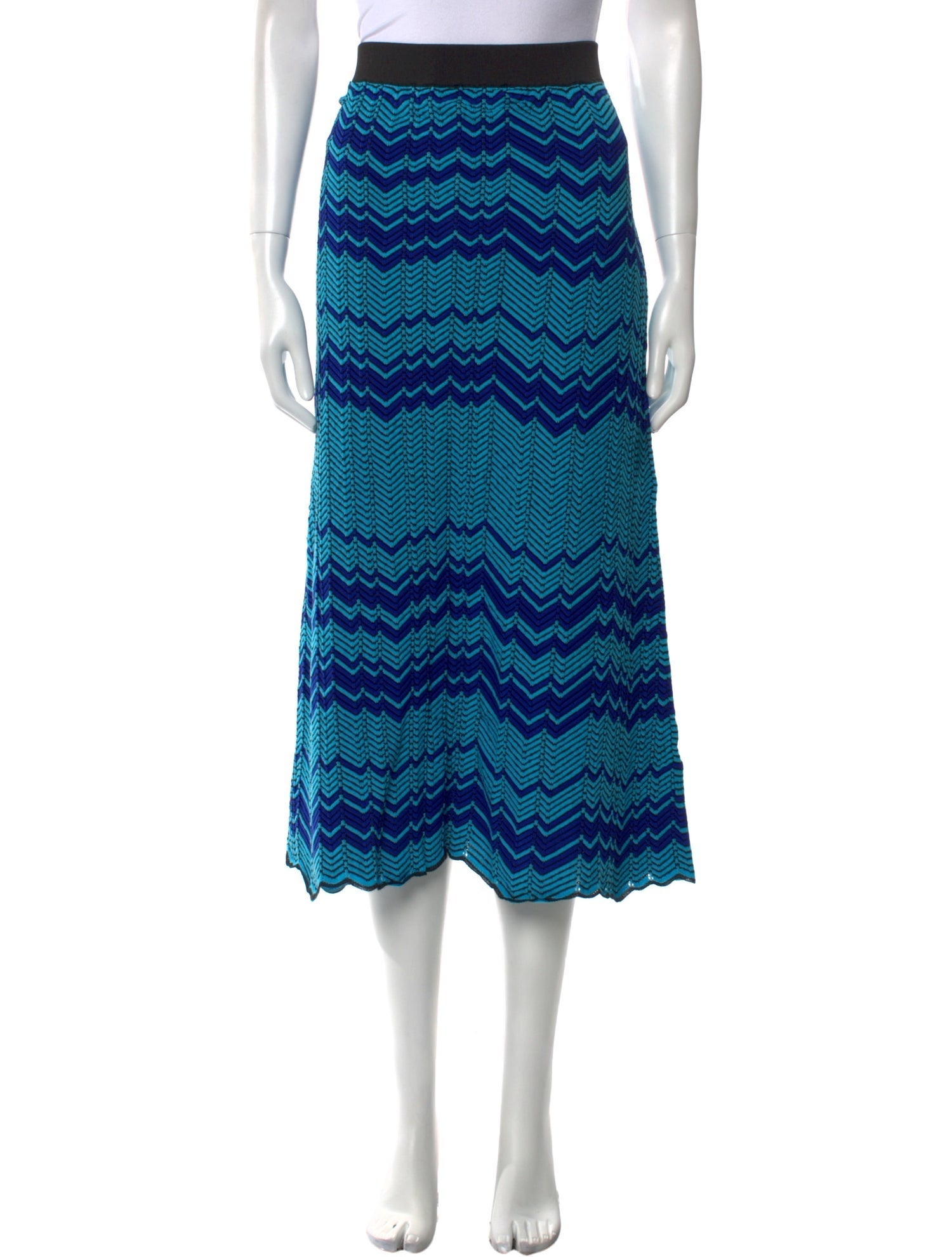 Wales Bonner Striped Midi Length Skirt w/ Tags