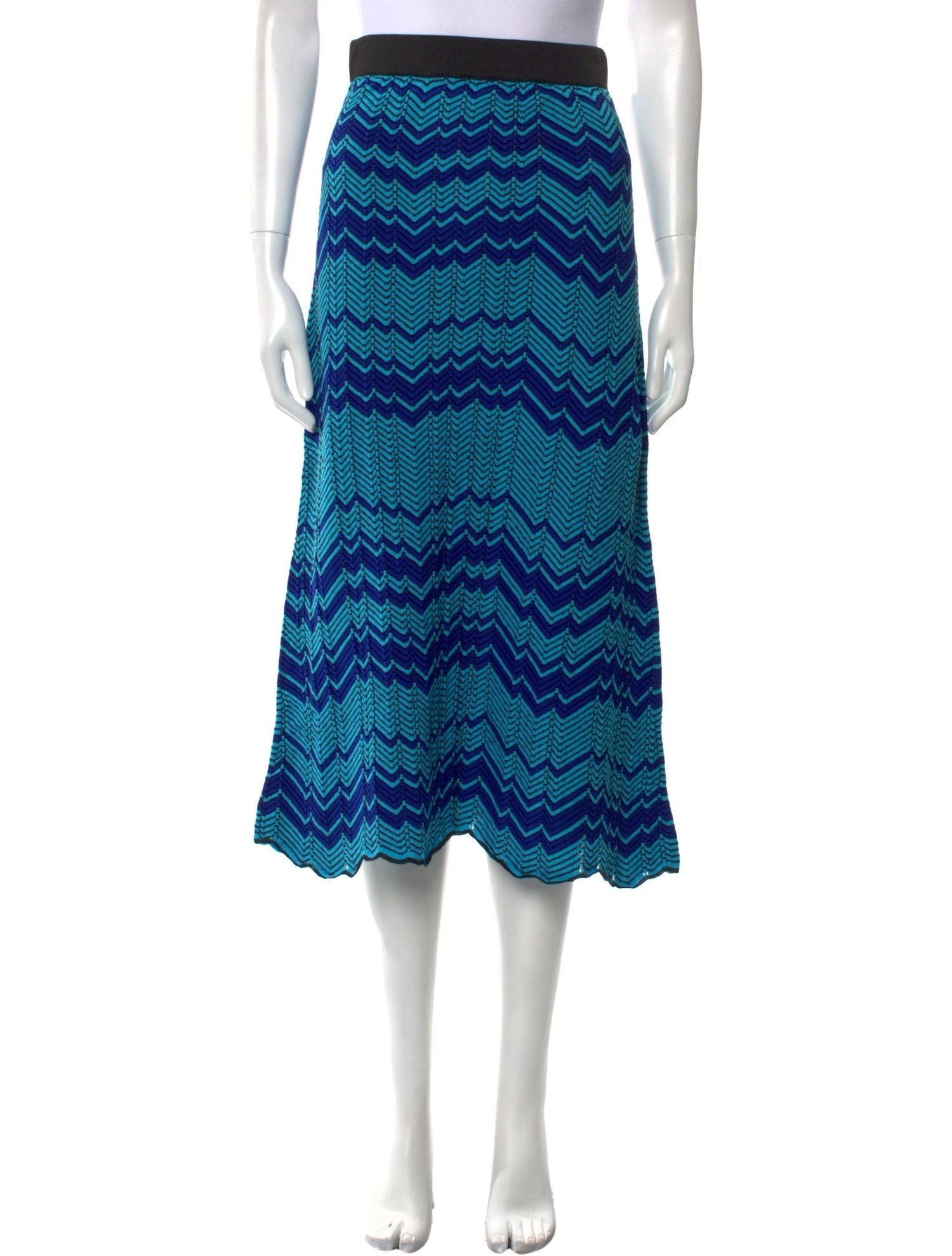 Wales Bonner Striped Midi Length Skirt w/ Tags