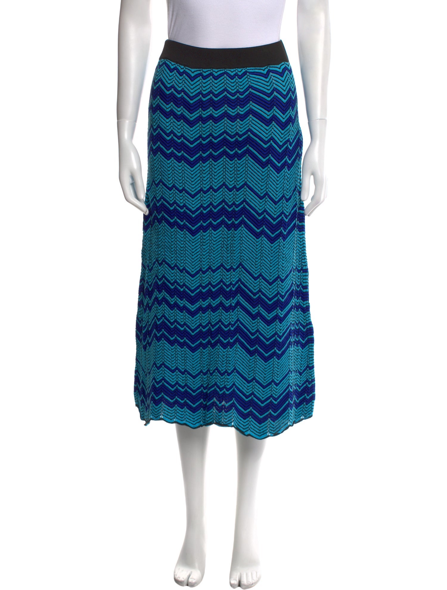 Wales Bonner Striped Midi Length Skirt w/ Tags