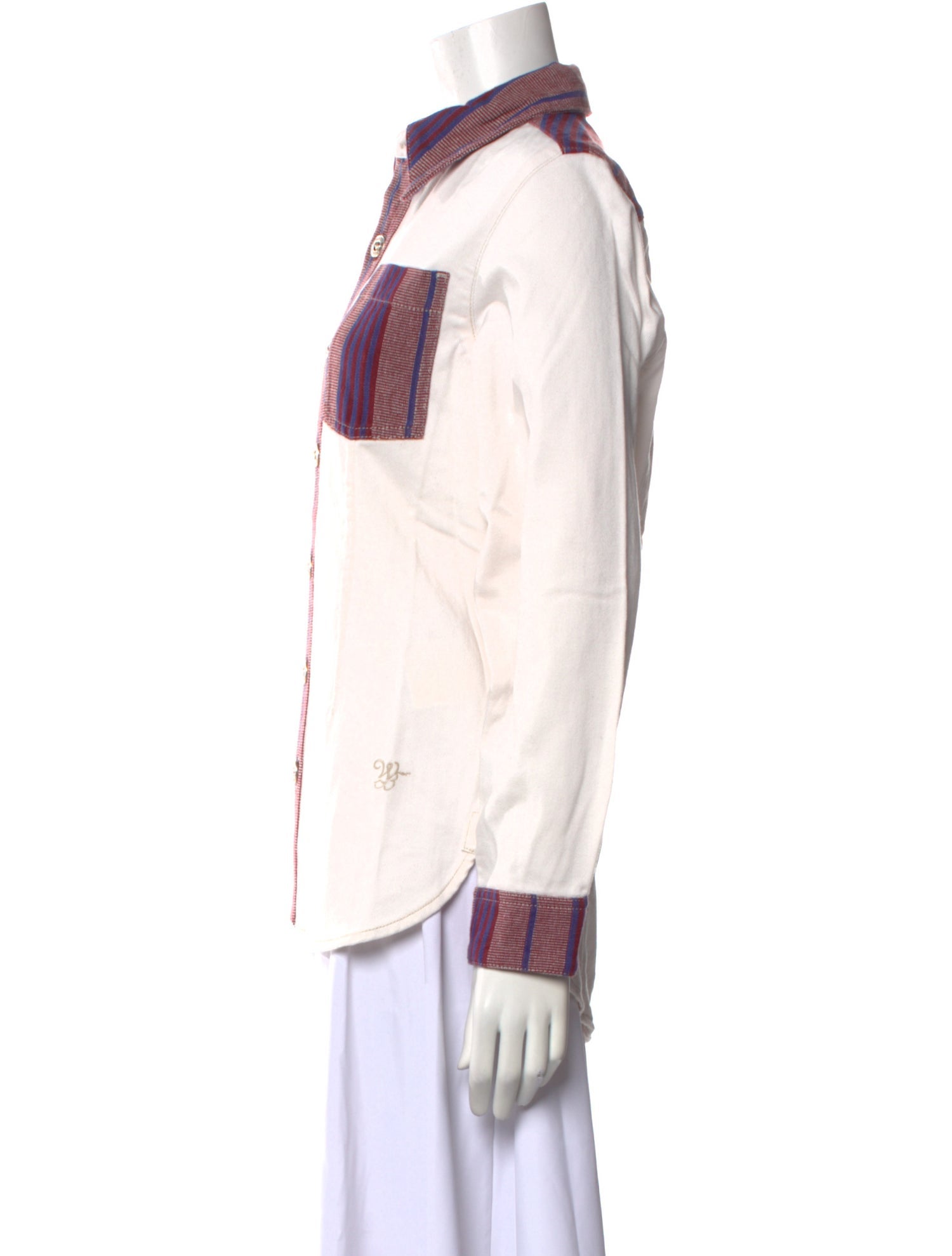Wales Bonner Long Sleeve Button-Up Top w/ Tags